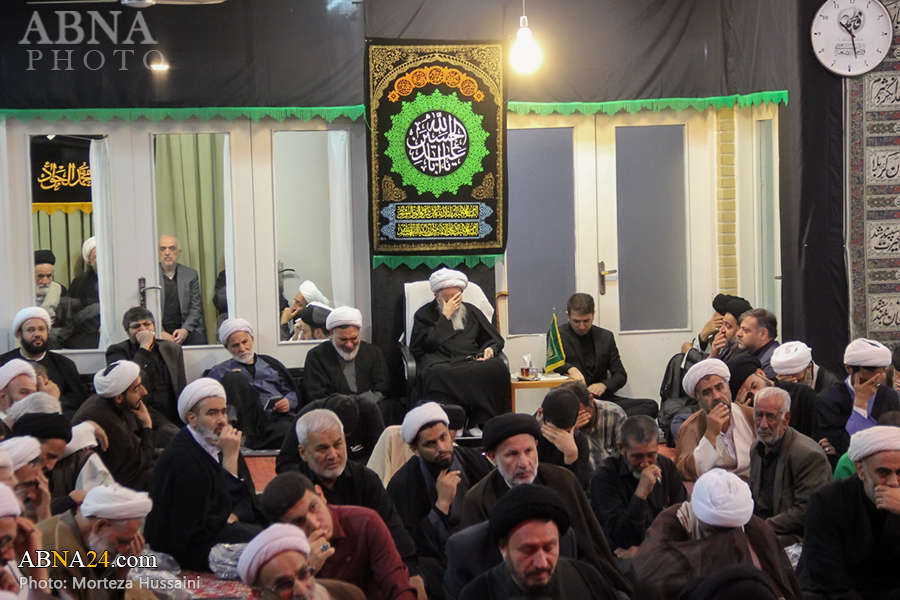 Photos: Imam Hasan (AS) mourning ceremony held at office of Ayatollah Safi Golpaygani