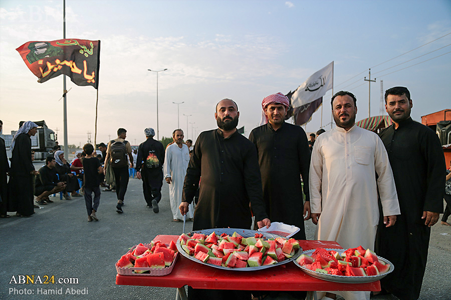 تقرير مصور/ انطلاق مسيرات جماهيرية لاربعينية الامام (ع) من البصرة العراقية
