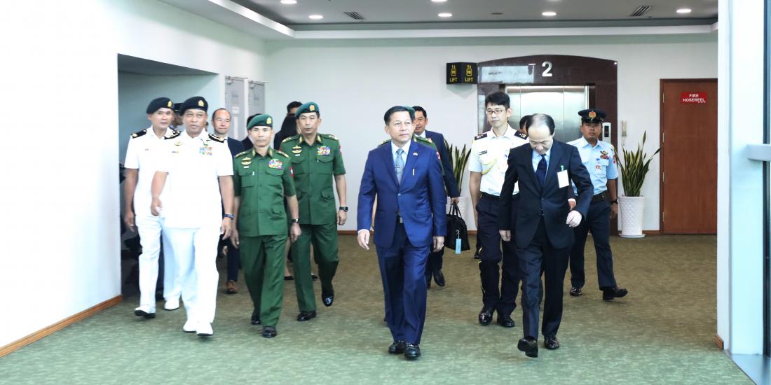 တပ်ချုပ် ဂျပန်ချစ်ကြည်ရေး ခရီးစဉ် စတင်