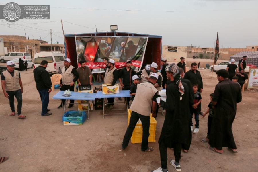 العتبة العلوية المقدسة تفتتح (14) موقعاً لتقديم الخدمات لزائري أربعينية الإمام الحسين (ع)+(صور)