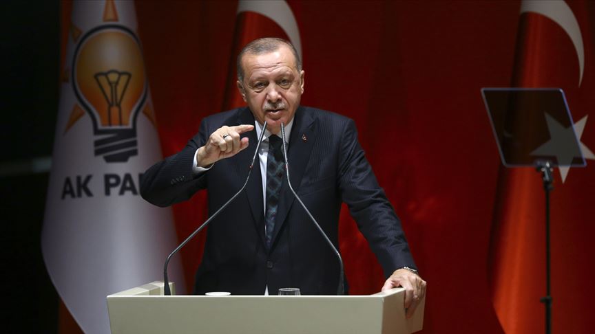 أردوغان ينتقد السعودية ومصر والاتحاد الأوروبي وكل من قال لا لـ"نبع السلام"