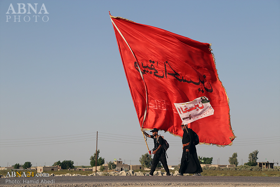 Photos: Arbaeen pilgrimage route in Dhi Qar, Iraq