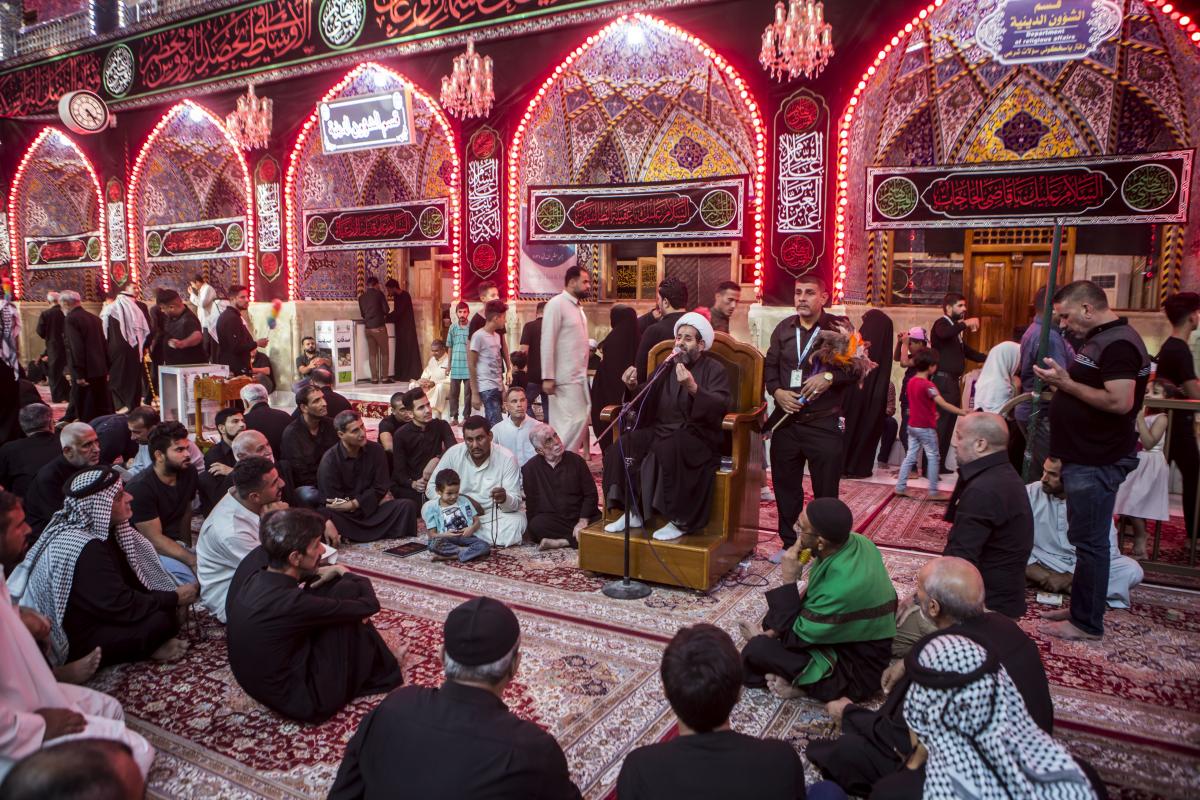 قسمُ الشؤون الدينيّة يتواصل بعقد محاضراته الإرشاديّة والعزائيّة في صحن أبي الفضل العبّاس (ع)