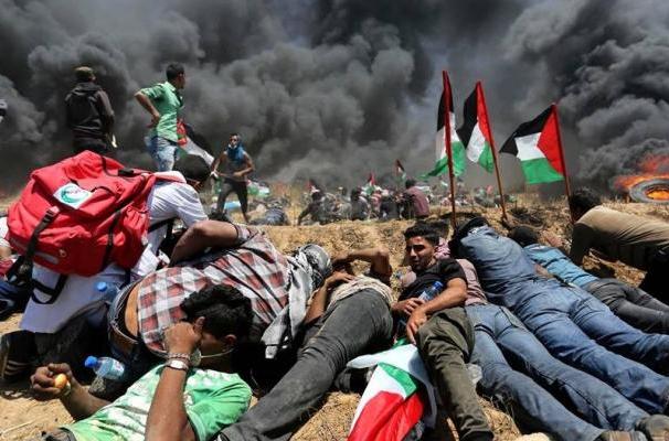 اصابات في صفوف الفلسطينيين في مسيرات جمعة "أطفالنا الشهداء"
