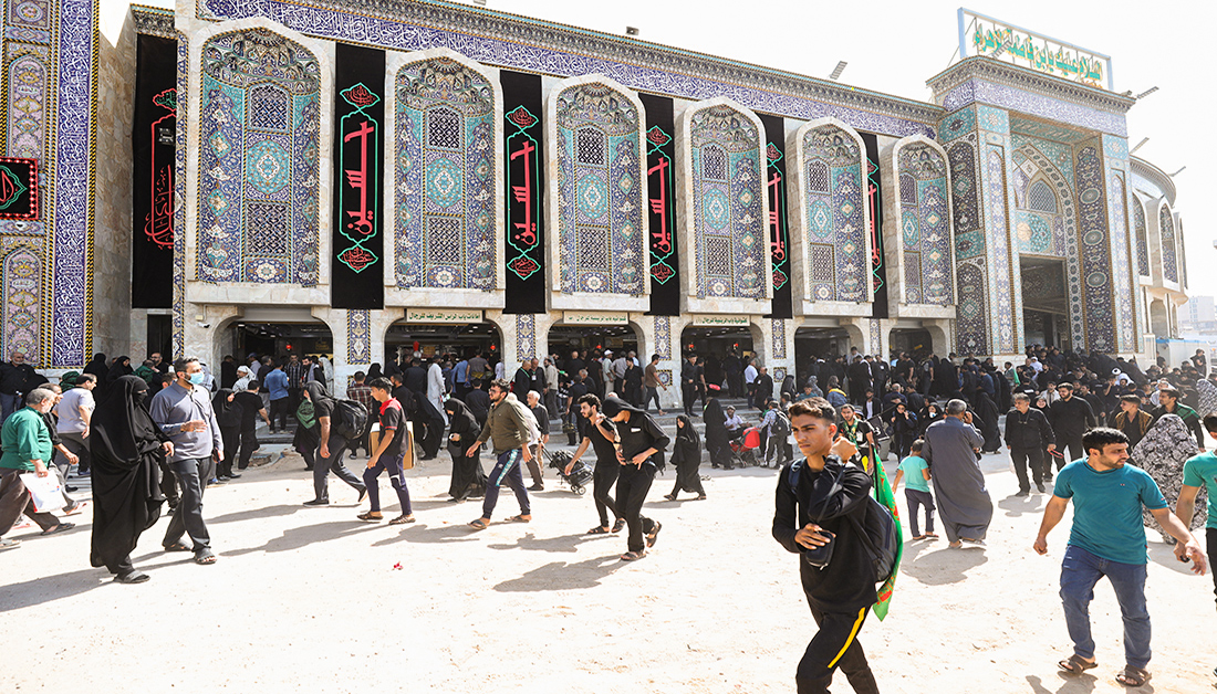 تقرير مصور/ مساحات واسعة من صحن العقيلة المجاور لمرقد الامام الحسين (ع) تفتتح امام الزائرين