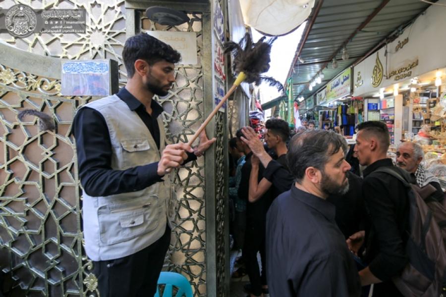 العتبة العلوية المقدسة تستقبل آلاف المتطوعين لخدمة الزائرين في أربعينية الإمام الحسين (ع)+(صور)