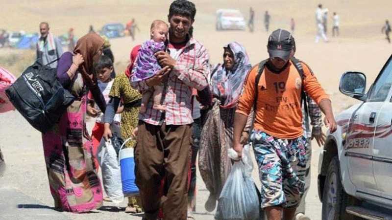 シリア北部で、２０万人が難民化
