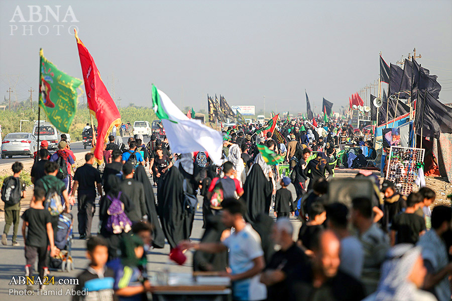 Photos: Arbaeen pilgrimage route in Samawah, Iraq