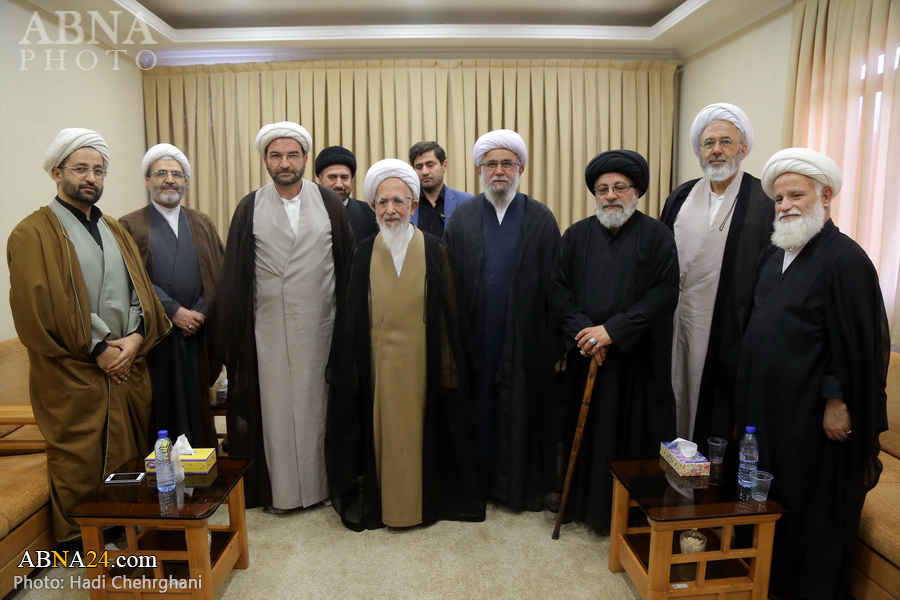 Photos: Secretary-Generals of AhlulBayt (a.s.) World Assembly meets with Ayatollah Javadi Amoli
