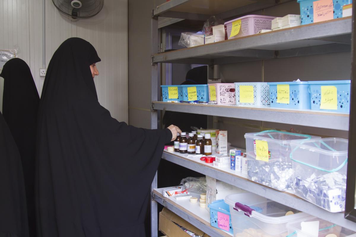 خدماتٌ طبيّة وعلاجيّة تقدّمها المفرزةُ الطبّية النسويّة للزائرات في أيام أربعينية الامام الحسين (ع)