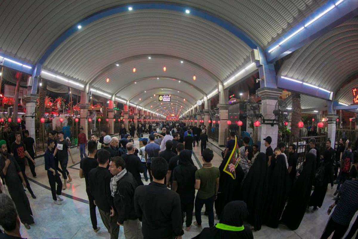 قسمُ ما بين الحرمين الشريفين يسهم في انسابيّة حركة الزائرين والمواكب+(صور)