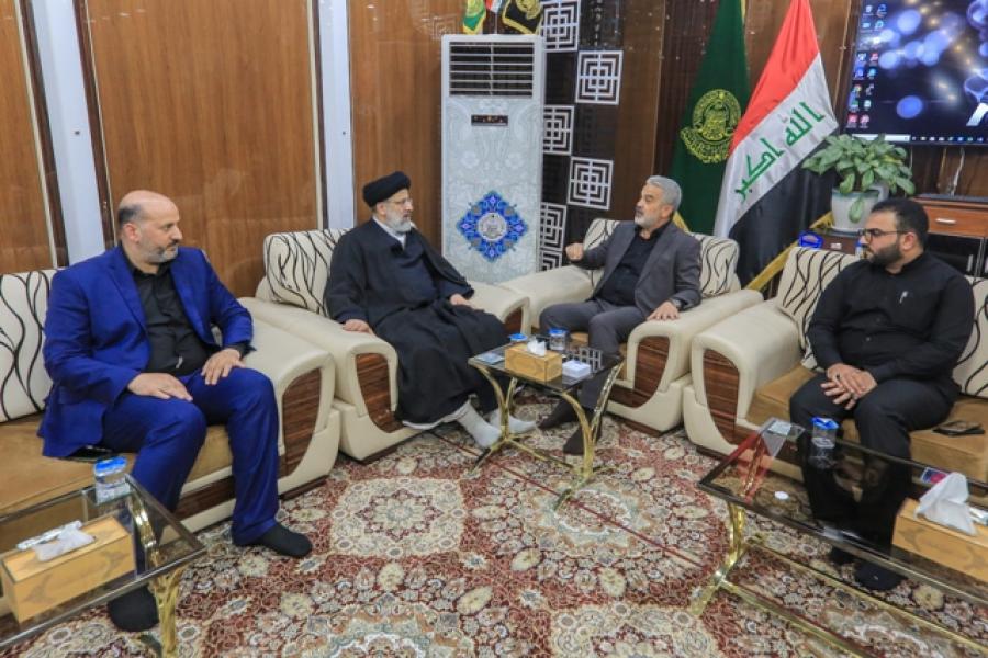 الأمين العام للعتبة العلوية يستقبل رئيس السلطة القضائية الإيرانية