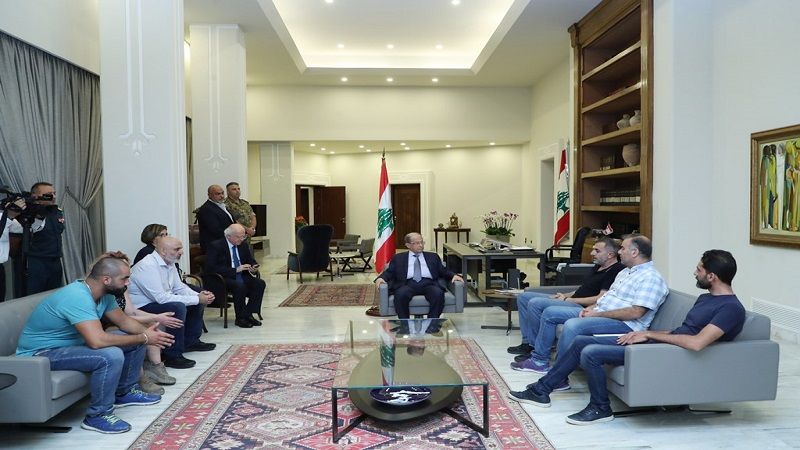 الرئيس عون لوفد من المتظاهرين: "وجعكم وجعي وسأعمل للتخفيف من معاناتكم" 