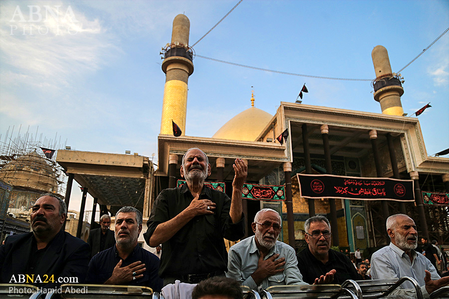 تقرير مصور/ مجلس عزاء أربعينية الامام الحسين (ع) في حرم الامامين العسكريين بسامراء
