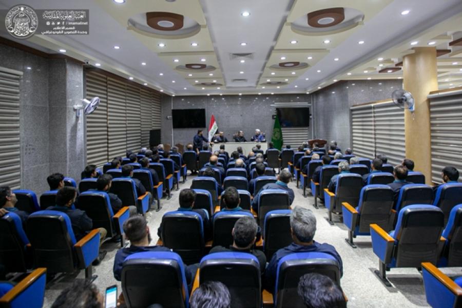 العتبة العلوية تثمن جهود المتطوعين المتشرفين بخدمة مرقد أمير المؤمنين (ع) خلال زيارة الأربعين