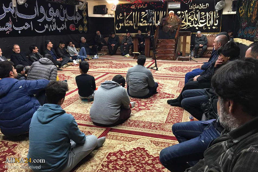 تقرير مصور/ مجلس عزاء أربعينية الامام الحسين (ع) في مدينة العاصمة الكندية