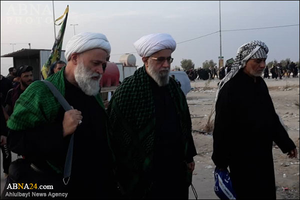 Photos: Secretary-Generals of AhlulBayt (a.s.) World Assembly attends Arbaeen attends Arbaeen march