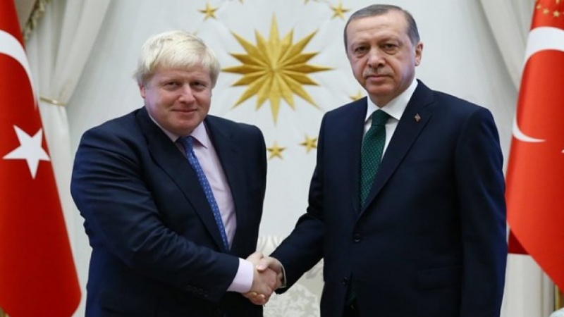 Erdoğan, İngiltere Başbakanı Johnson ile görüştü