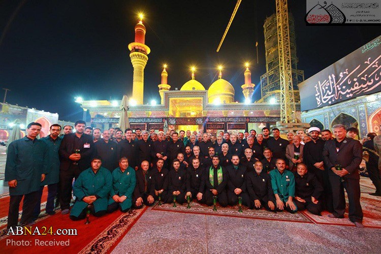 Photos: Razavi Shrine's servants attend Kadhimiya Holy Shrines during Arbaeen