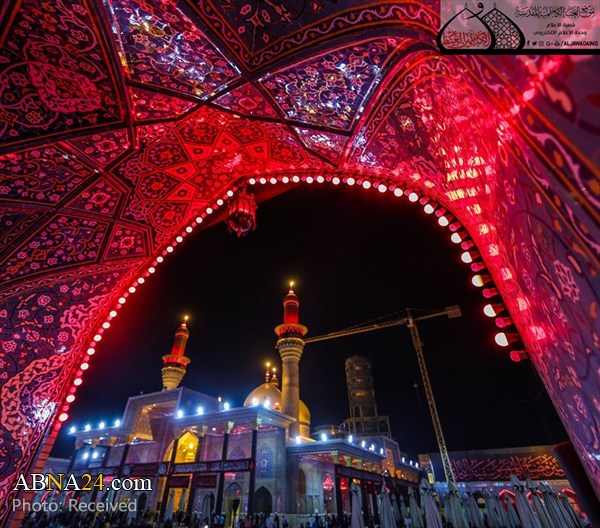 تقرير مصور/ ذكرى أربعينية الامام الحسين (ع) في حرم الامامين الكاظمين (ع)
