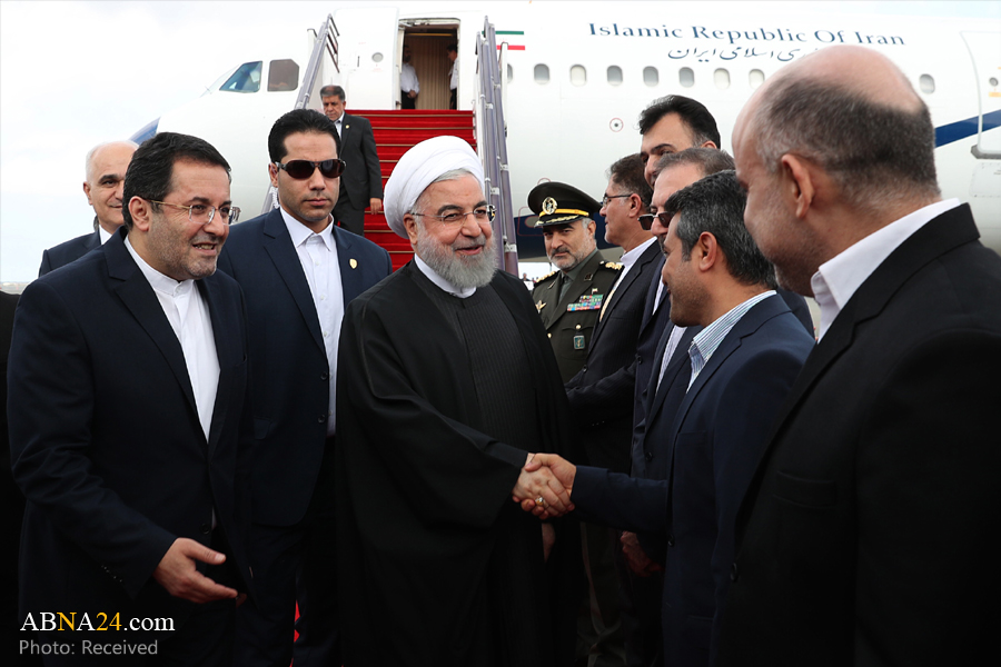 Iran's President arrives in Baku