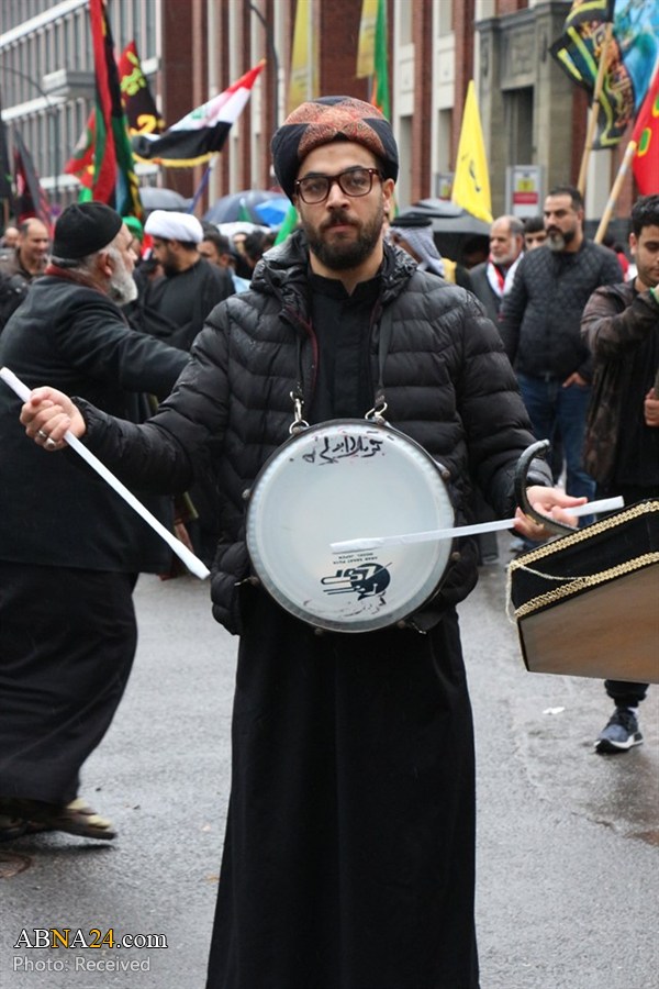 تقرير مصور/ مسيرات أربعينية الامام الحسين (ع) في مدينة كولونيا الألمانية