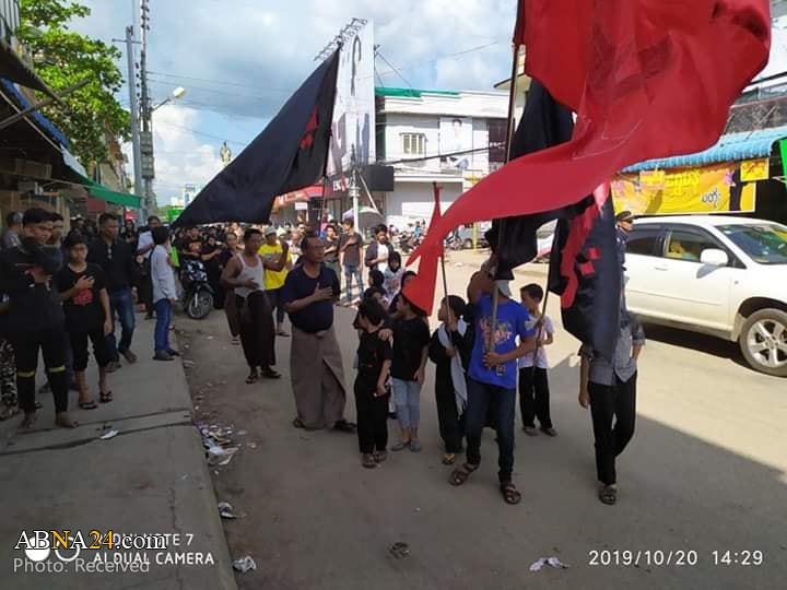 Photos: Arbaeen mourning ceremony in Piapay, Myanmar