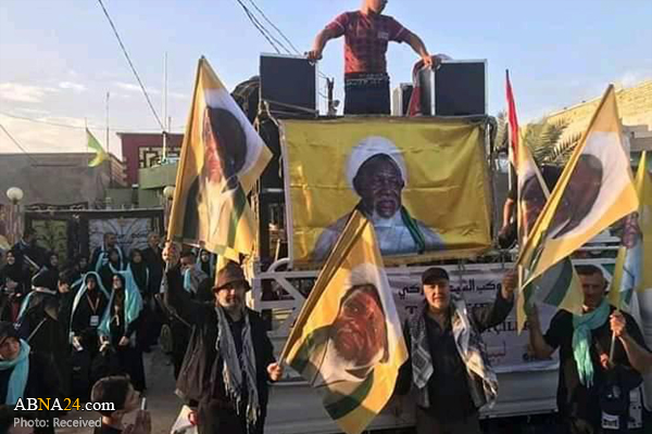 Photos: Sheikh Zakzaki's followers on Arbaeen pilgrimage route