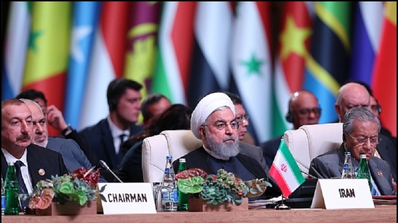 Cumhurbaşkanı Ruhani Azerbaycan'dan Tahran'a döndü