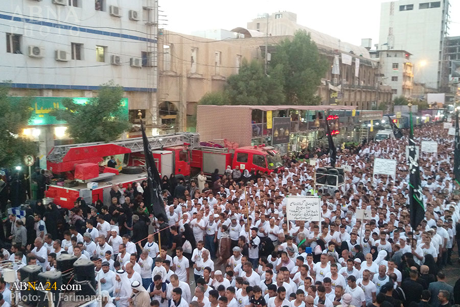 Photos: "Bani Amer" mourning procession in Karbala during Arbaeen 