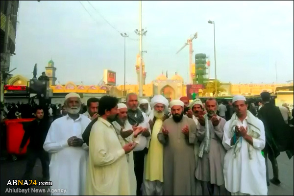 تقرير مصور/ موكب أهل السنة في زيارة أربعينية الامام الحسين (ع) بكربلاء المقدسة