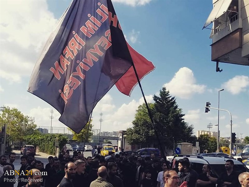 تقرير مصور/ مواكب عزاء أربعينية الامام الحسين (ع) في مدينة اسطنبول التركية