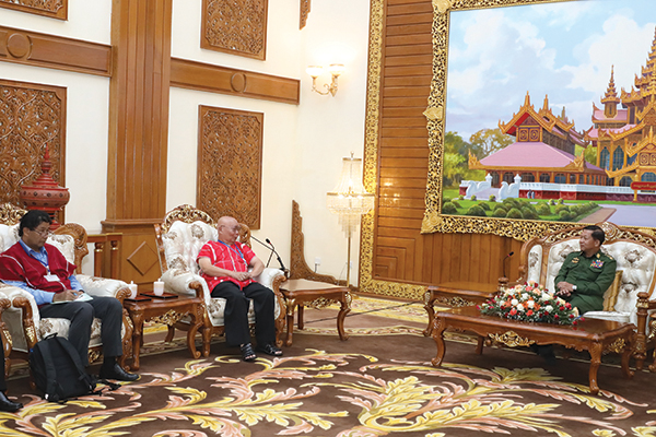တပ္ခ်ဳပ္ႏွင့္ KNU ဥကၠ႒ အပစ္ရပ္ခိုင္မာေရး ေဆာင္႐ြက္ရန္ ေတြ႕ဆုံေဆြးေႏြး