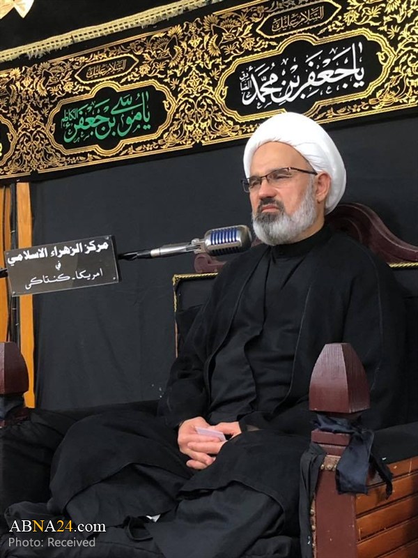 تقرير مصور/ مجلس أربعينية الامام الحسين (ع) في مركز الزهراء الاسلامي (ع) بمدينة لوییویل بولاية كنتاكي