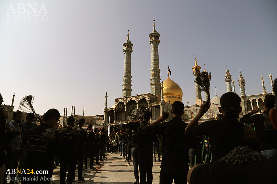 Photos: Imam Reza (AS) mourning ceremony at Hazrat Masoumah Holy Shrine 