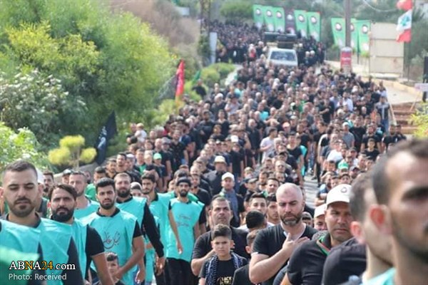 Photos: Arbaeen mourning ceremony in El Kharayeb, Lebanon