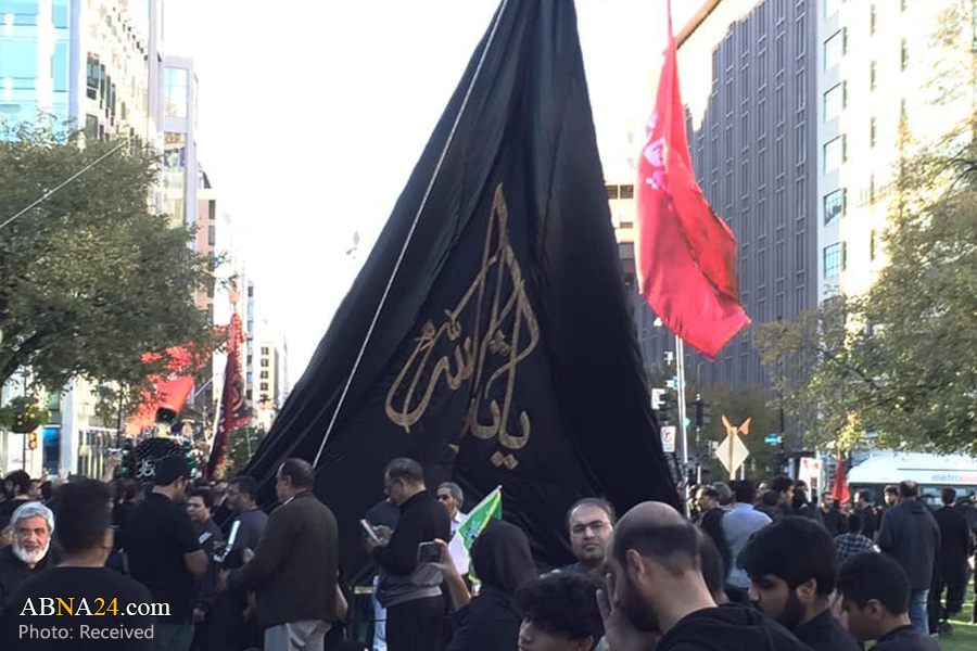 تقرير مصور/ مواكب عزاء أربعينية الامام الحسين (ع) في العاصمة الامريكية "واشنطن"