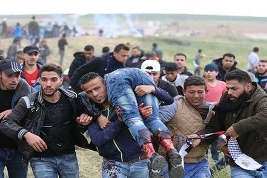 Gaza: des dizaines de Palestiniens blessés