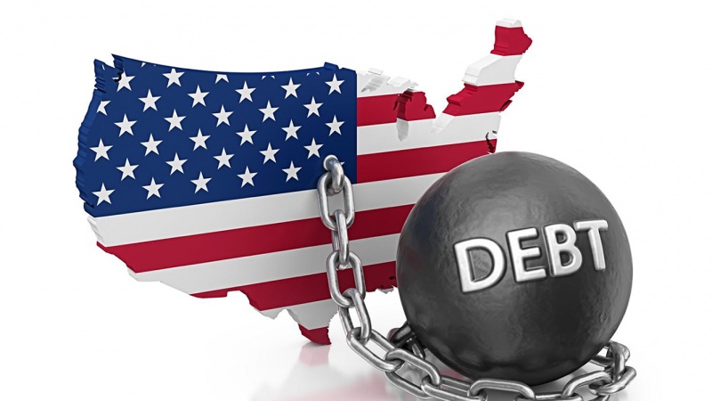 Amerikanın borcu 23 trilyon dolları ötüb keçibdir
