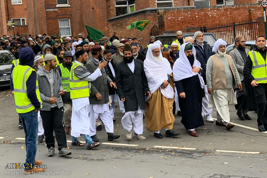 Muslims parade held in Nottingham to mark holy Prophet birthday