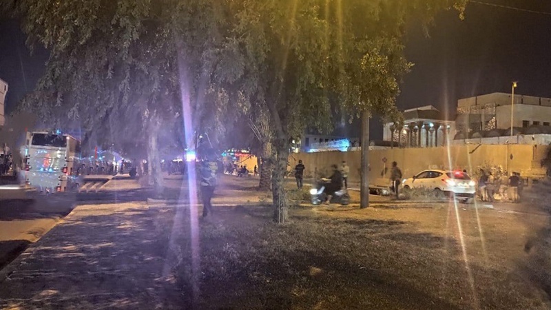 هێرشی کەسانی نەناسراو بۆسەر کونوسولخانەی ئێران لە کەربەلا