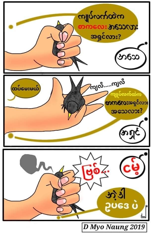 အဲ့ဒါ ဥပေဒ ပဲ ။ ။ ကာတြန္း 