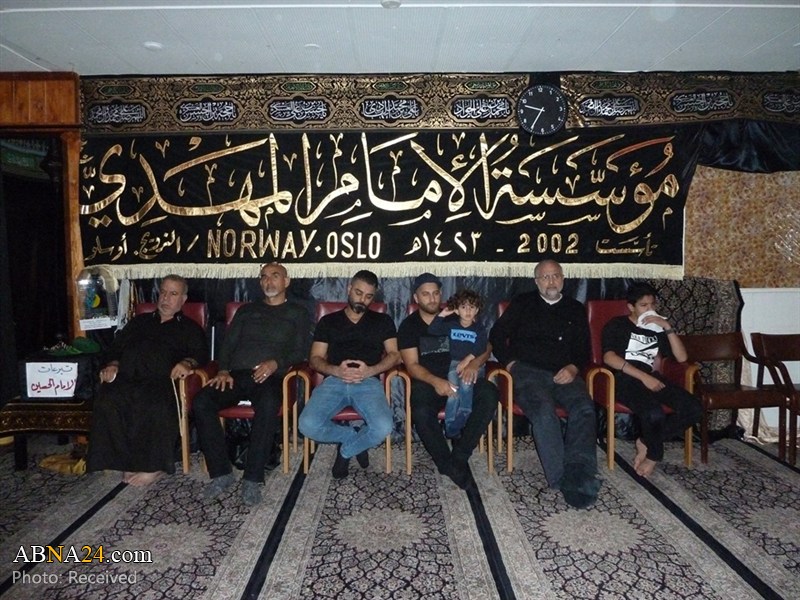 تقرير مصور/ مجلس عزاء أربعينية في مركز الامام المهدي (عج) بمدينة أوسلو