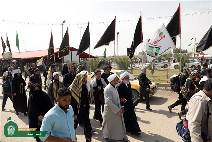 L’administrateur de l’Astan Qods-e Razavi a participé à la grande marche d’Arbaïn