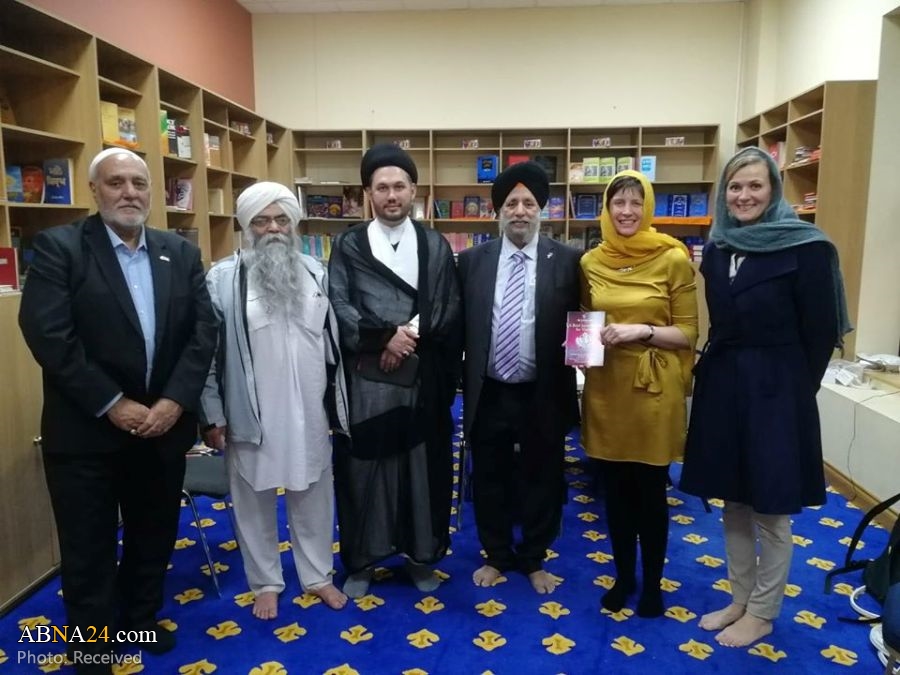 تقرير مصور/ مدير اتحاد جمعية أهل البيت (ع) يحضر في معبد الديانة السيخية في سكتلندا