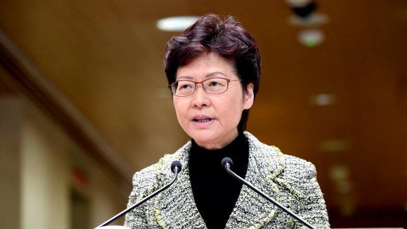 林郑月娥强烈谴责针对香港律政司司长的袭击