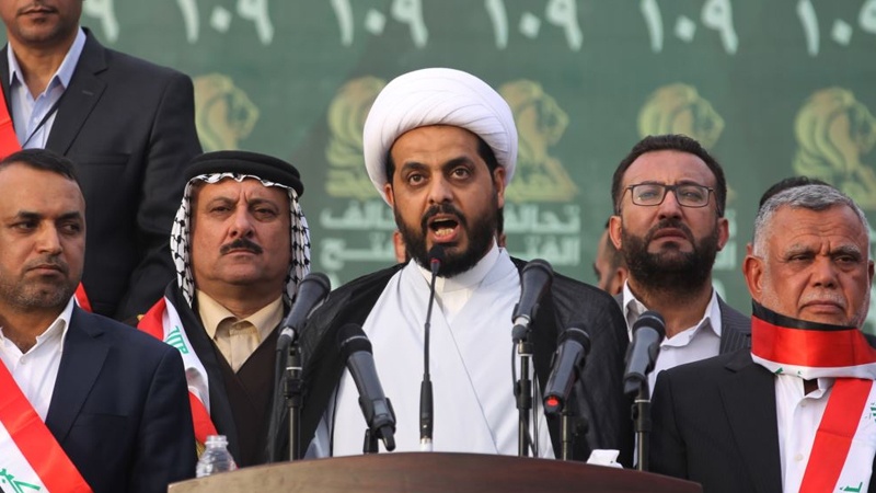 لاگری سکرتێری گشتیی عەسایبی ئەهلی حەق لە خۆپیشاندانی ئاشتیخوازانەی خەڵکی ئێراق