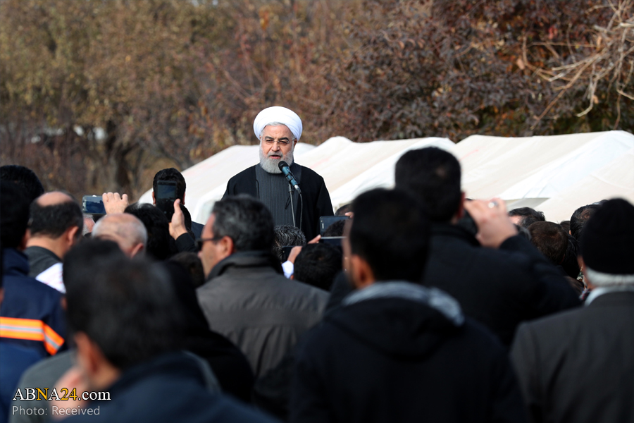Pres. Rouhani: Gov’t to stand by quake-hit people until all problems resolved