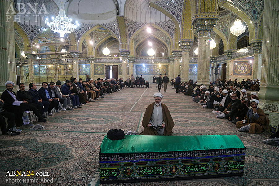 تقرير مصور/ مراسم تشييع وصلاة على جثمان آية الله "مير محمدي" في قم المقدسة
