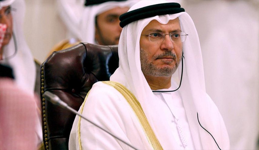 قرقاش يهاجم أمير قطر بسبب استقباله لأردوغان 